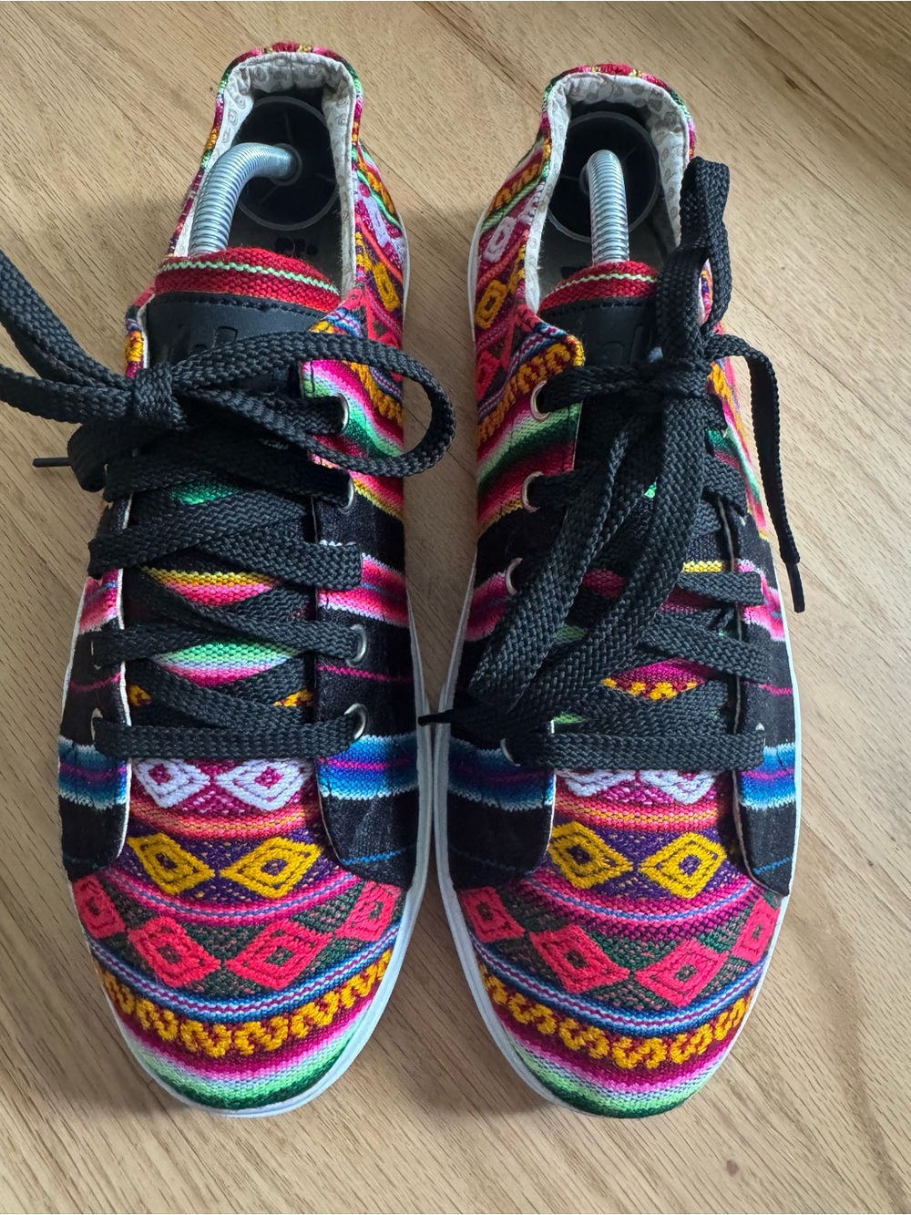 Inkkas Handmade Peru Multicolor Woven Sneakers Women’s Size 9